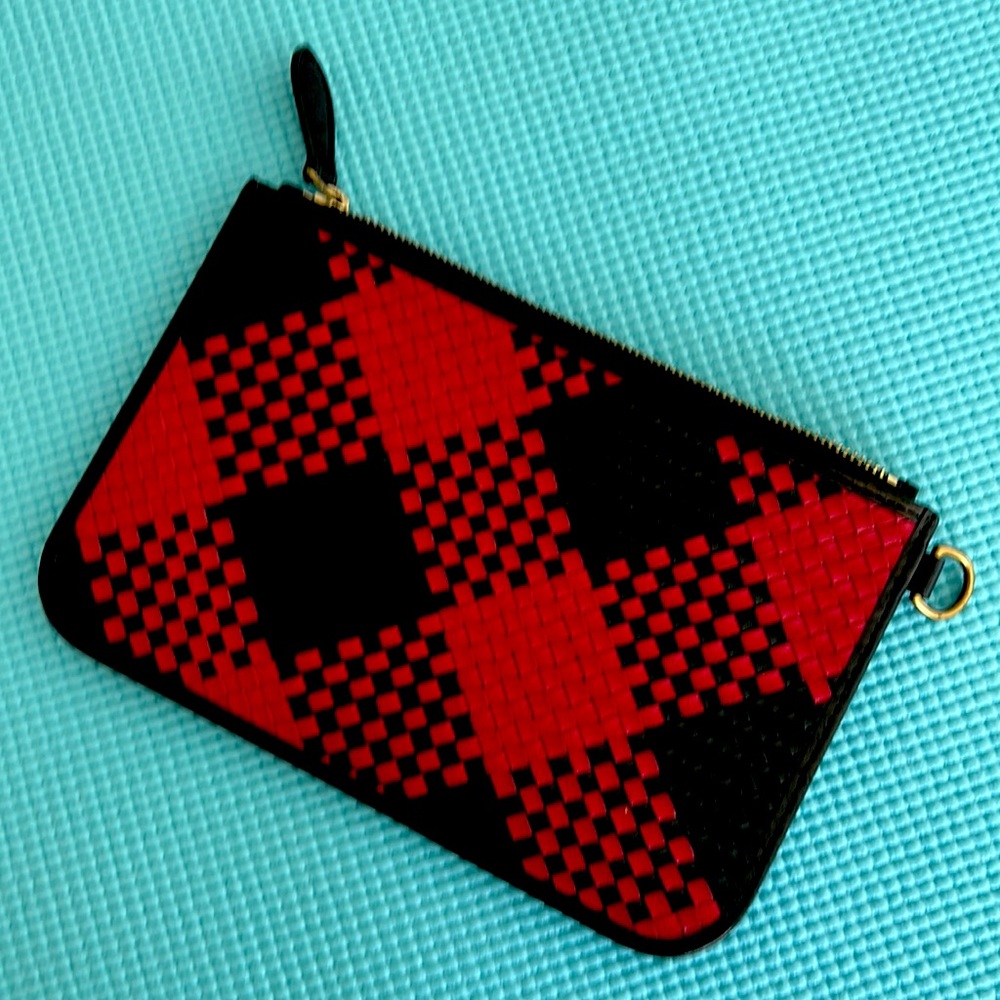 Polo Ralph Lauren leather clutch